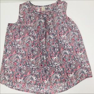 Pink Paisley Terra & Sky Top 1x